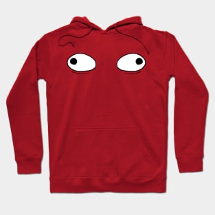 Cartoon Eyes - Wonky Face Hoodie